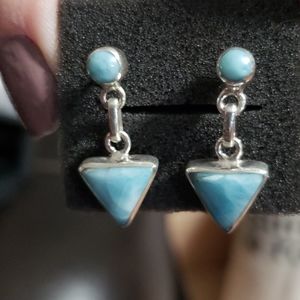 Dominican Larimar earrings New